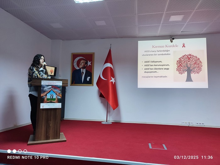 Meslek Yüksekokulumuzda AIDS Konulu Konferans Düzenlendi