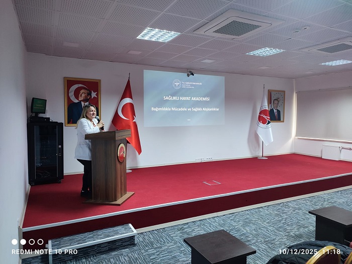 Meslek Yüksekokulumuzda Bağımlılıkla Mücadele Eğitimi